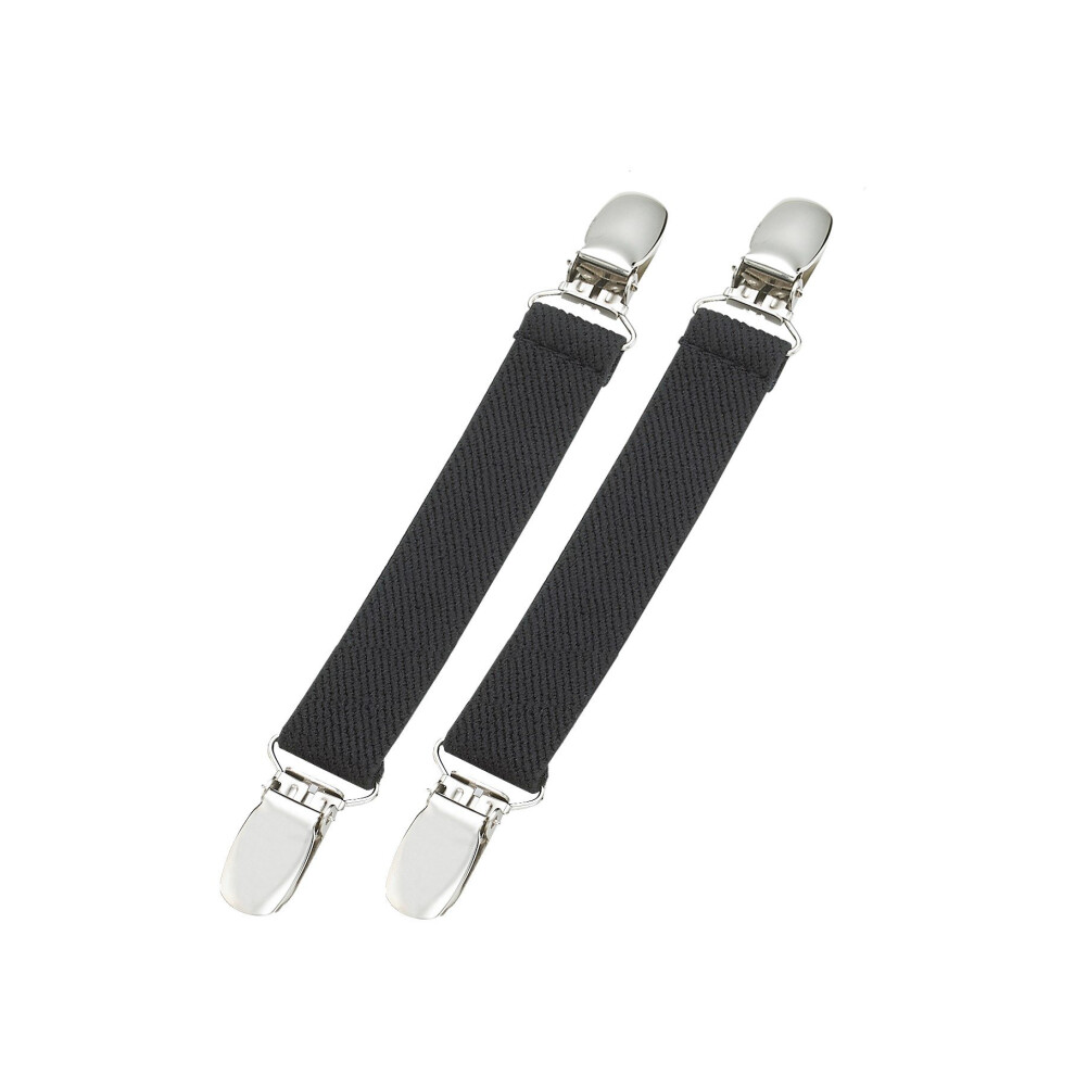 HoldEM Boot Straps Leg Pant Stirrups Elastic Adjustable/Straight 3/4"" Elastic-4"" Inch