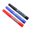 (blue) Multifunctional Black Permanenr Marker Pens 3.0mm 2