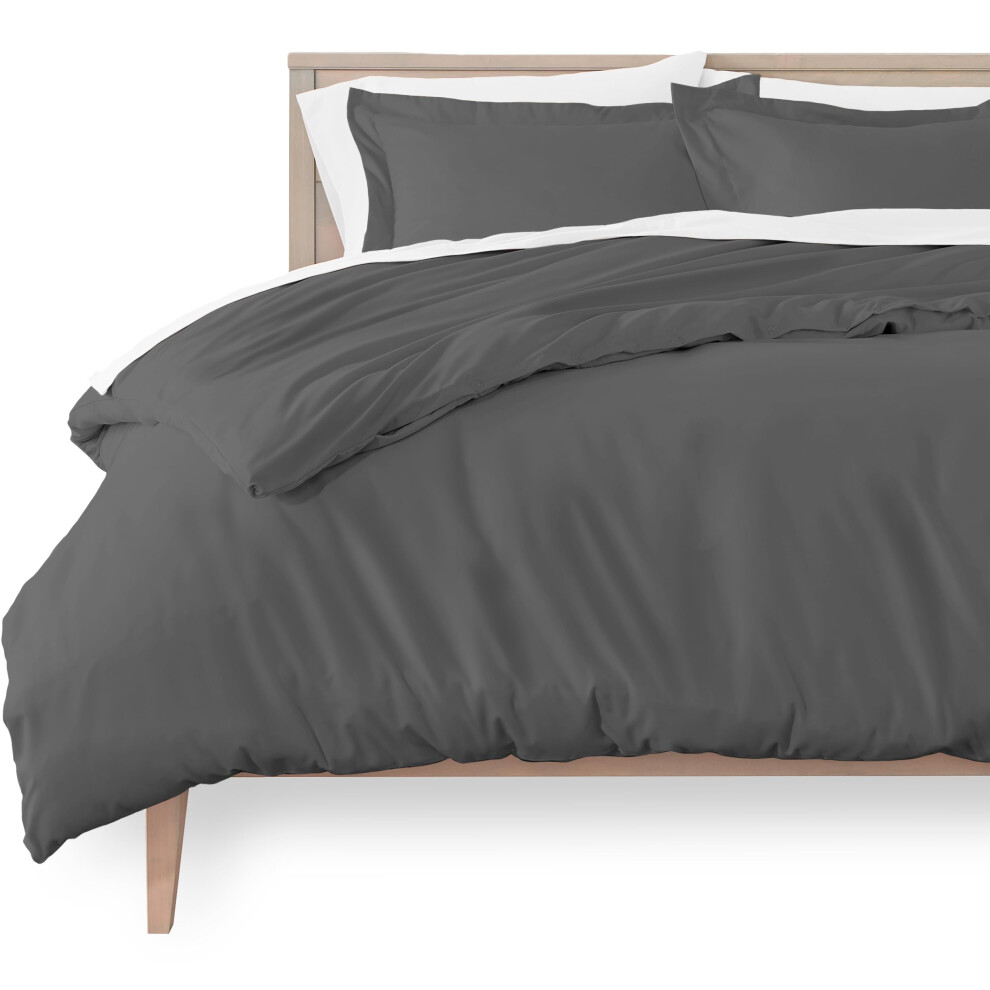 Housse de couette Bare Home Bedding pour lit simple/double extra long - Collection de housses de couette ultra douces de qualit    sup   rieure 1800