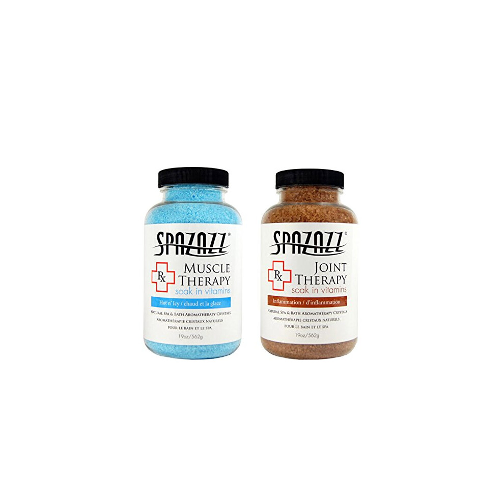 Spazazz Aromatherapy Spa And Bath Crystals -Therapy (2 Pack) (Muscular