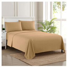 King Size Sheets - Breathable Luxury Bed Sheets with Full Elastic & Secure Corner Straps Built In - 1800 Supreme Collection Extra Soft Deep Pocket Bed