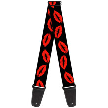 Buckle-Down Guitar Strap Kisses 2 Inches Wide
