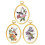 Kit de broderie colibris multicolore Janlynn 004-0864 1