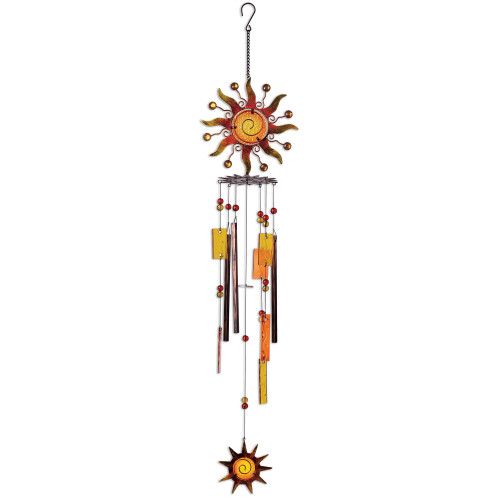 Sunset Vista Designs Spiral Sun Wind Chime 37"""" on OnBuy