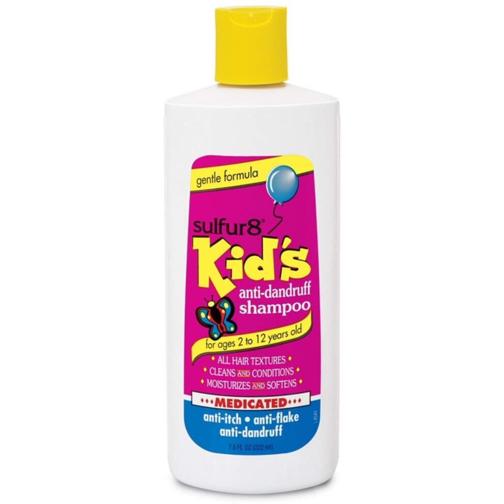Sulfur8 Kids Medicated Anti Dandruff Shampoo  7.5 oz (Pack of 2)