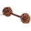 Ware Natural Woven Willow Small Pet Barbell Chew Small (Pachet de 5) 4