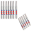 () 12pcs/set White Waterproof Rubber Permanent Paint 7