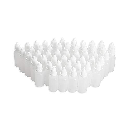 ELDWVIZ 50st 10 ml tom plastpressbara droppflaskor gonvtskeflaskor fr vtskor