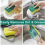 (50pcs) Kitchen Dishwashing Soft Household Cleaning Sponge 8
