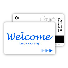 Hotel & Motel Populaire WELCOME sleutelkaarten met magneetstrip -500 per doos