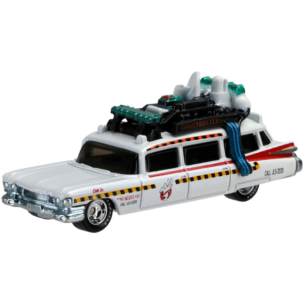 Hot Wheels Classic Ghostbusters Ecto-1 and Ecto-1A Die-Cast Vehicle 2-Pack-image-OPC-PFY5ZCF-NEW