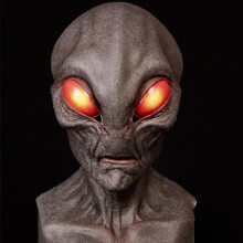 (Style D) Alien 3d Halloween Latex Mask Headgear Costume Horror Fan Prop Accessory Cosplay