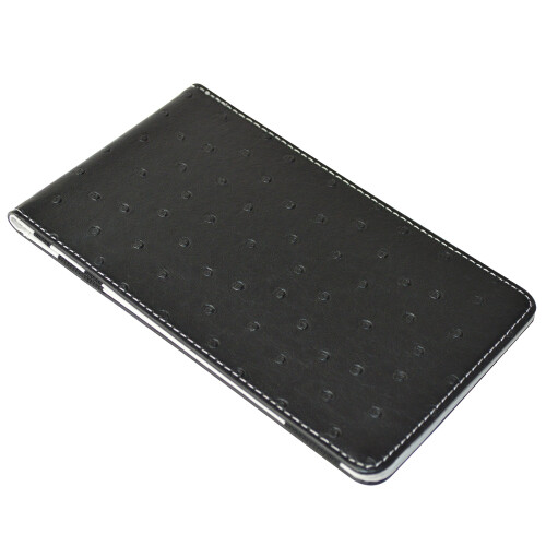 On Par Premium Golf Scorecard Holder - Ostrich  Black/White