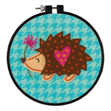 Dimensioner Learn-A-Craft Filt Applique Kid's Craft Hedgehog