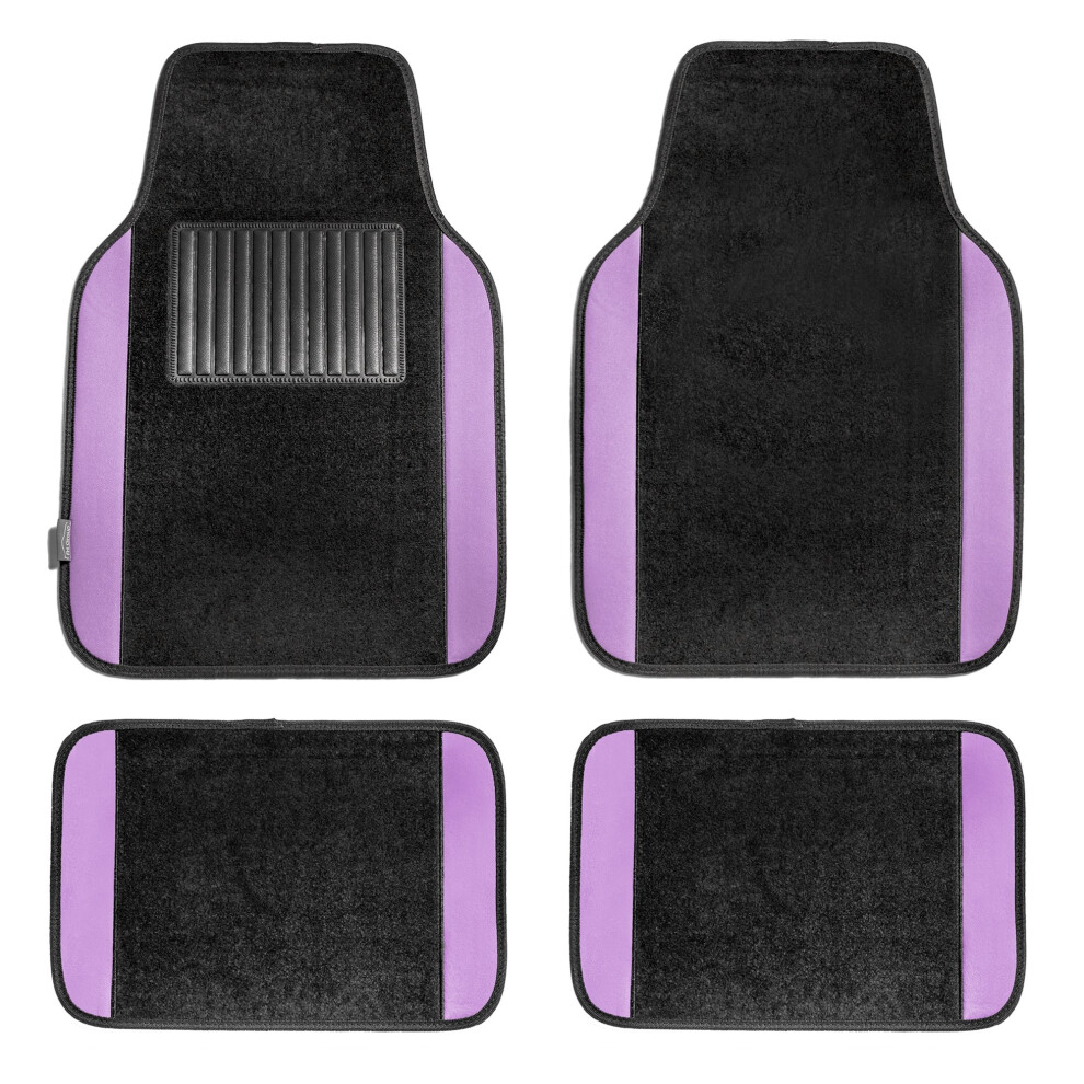 Fh Group Car Floor Mats - Carpet Floor Mats For Cars Universal Fit Automotive Floor Mats All Purpose Car Floor Mats Carpet Protector Mat For Most S 816352022641