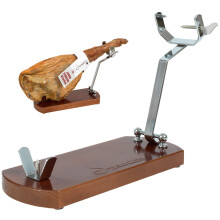 Foldbart skinkestativ Jamonprive med skridsikre puder - Den originale skinkeholder til spanske skinker og italiensk prosciutto