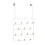Umbra Umbra Estique Over-The-Door Multi-Use Organizer  White 1
