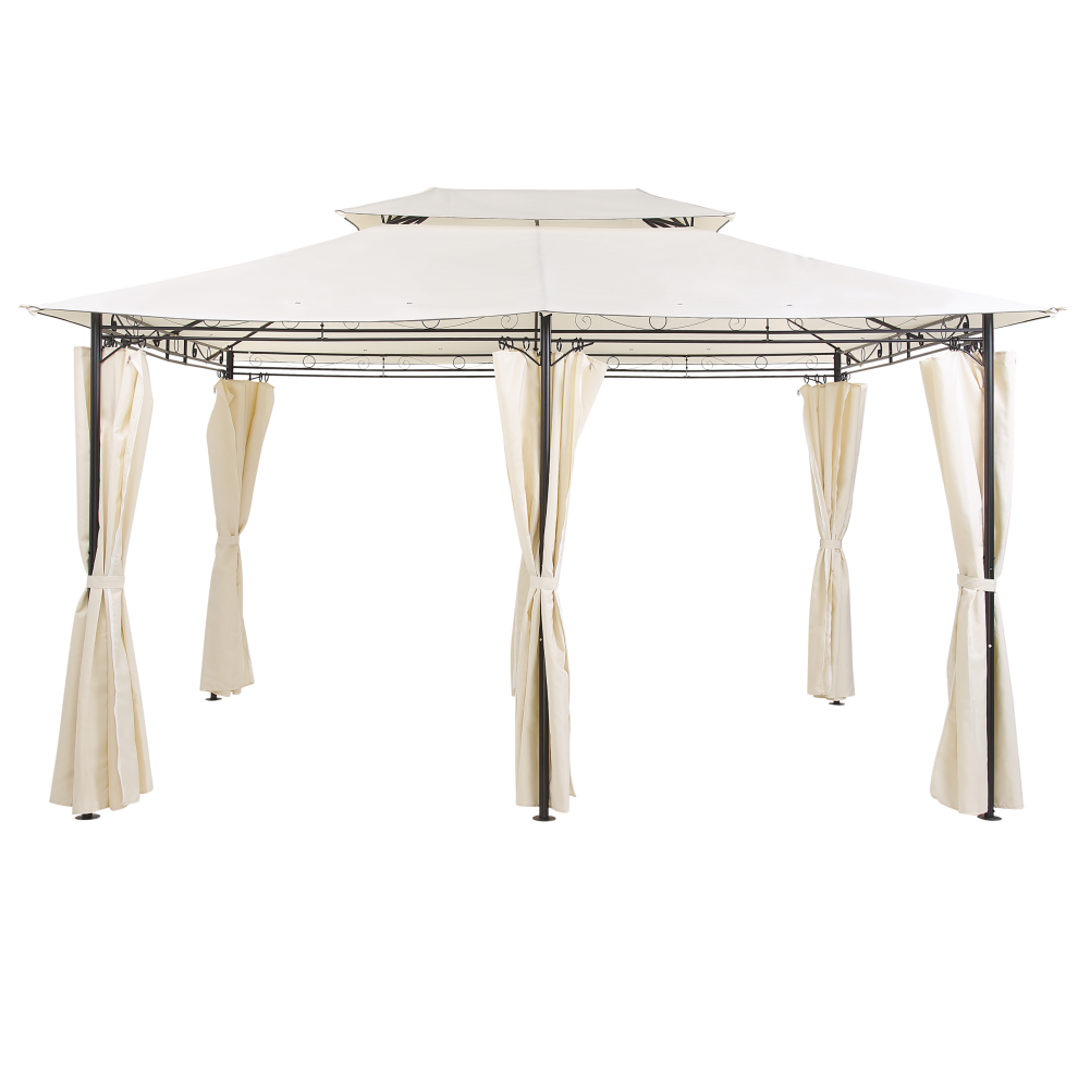 Gazebo COLOS Metal 400 cm 300 cm Beige