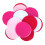 Pacote de 30 Círculos de Feltro de 3 Polegadas em Cores Variadas com Rosa, Rosa Claro, Vermelho, Branco 1