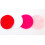 Pacote de 30 Círculos de Feltro de 3 Polegadas em Cores Variadas com Rosa, Rosa Claro, Vermelho, Branco 2