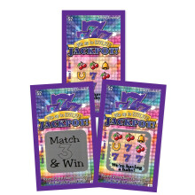 My Scratch Offs 5 Kaarten Volwassen Scratch Off Lotto Nep Drievoudige 7s Jackpot