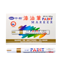 (Gold) 1Pc Waterproof Car Paint Pen Auto Tyre Tire Tread