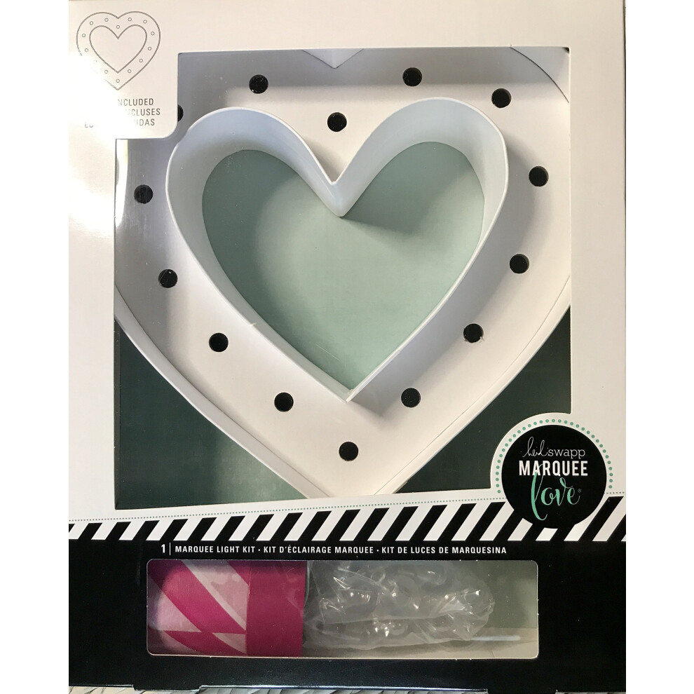 Kits de chapiteaux en forme de c  ur de 20 cm d'American Crafts