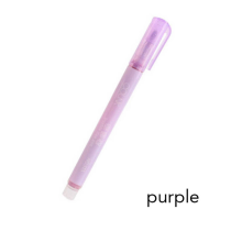 (PURPLE) 1 Pcs Color Outline Double Line Pen Flash Marker P