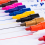 (Red) 12 Color White Waterproof Rubber Permanent Paint M 5