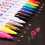 (black) 12 Color White Waterproof Rubber Permanent Paint M 6