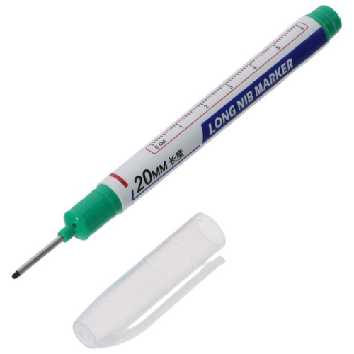 (green) Multi-purpose Deep Hole Marker Pens Long Nosed Mar
