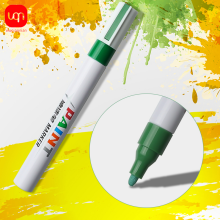 (Green) 1pcs White Waterproof Cars Wheel Tire Oily Mark Pe