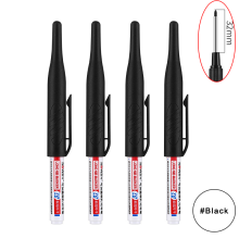 (32mm Black 4pcs) 4Pcs/Set 32mm Long Head Markers Pen Bathroom Woodw