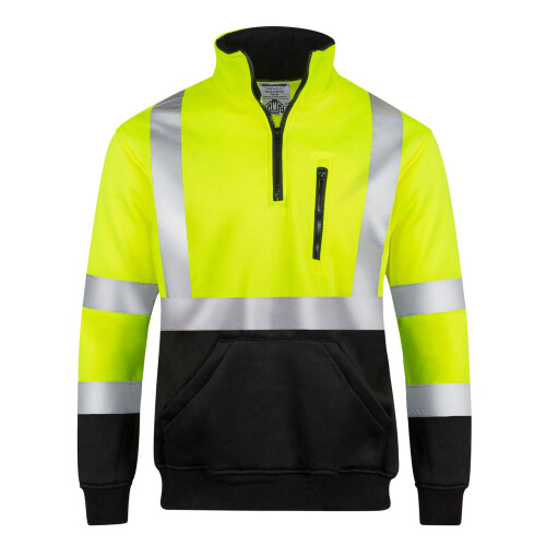 JORESTECH Pullover High Visibility 1/4 Lynl?s 100% Polyester ANSI Gul
