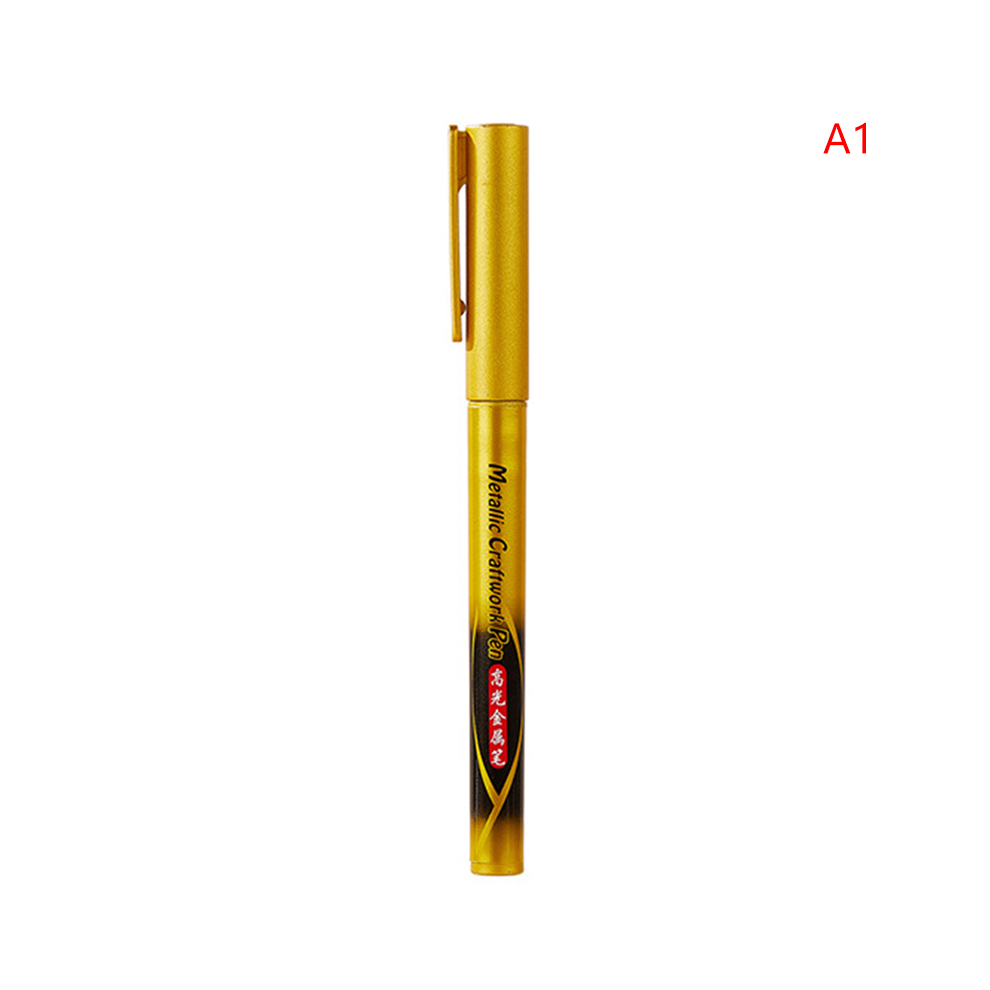 (Gold) Gold Silver Colour Craft Pen Waterproof Paint Pen-image-OPC-PGHJFZ5-NEW