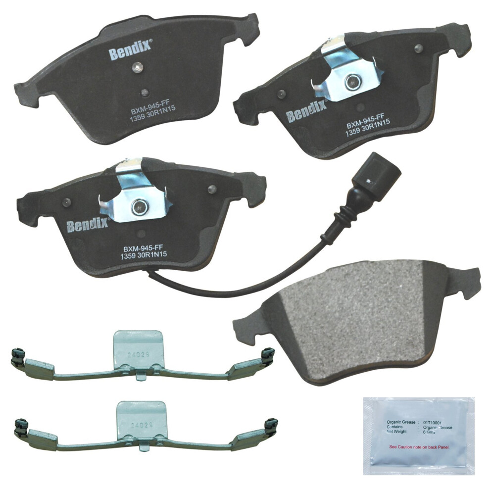 Bendix Priority1 Cfm1359 Semi-Metallic Front Brake Pads For Audi Tt 2007 Tt 2014-2010 Tt Quattro 2008 Tt Quattro 2011-2010 Tt Quattro 2013 Tts Qu 887243214780