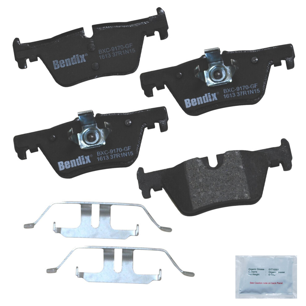 Bendix Priority1 Cfc1613 Ceramic Rear Brake Pads For Select Models Bmw 118I 120I 220I 228I 228I Xdrive 230I 230I 318I 320I 320I 328D 328D 328I 328I Gt 887243215848