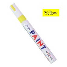 (Yellow-1piece) GANA GN-110 Oily Paint Marker Pen Vehicle Car Scra