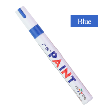 (Blue-1piece) GANA GN-110 Oily Paint Marker Pen Vehicle Car Scra