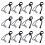 Baggrundsbaggrundsclipsholder til Photo Video Studio 12 Pack Black 1