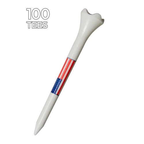 3-1/4"""" Pride Performance golfplk USA Flag 100 Count 1