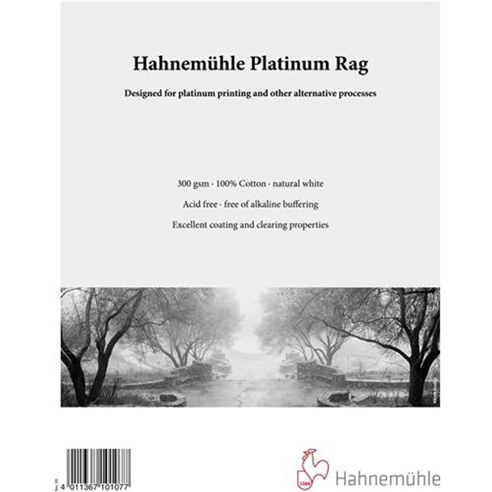 Papier photo mat lisse Platinum Rag 300 g/m    8 x 10 pouces 25 fls