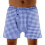 1-Pack Heren Navy Check Regular Absorptie Incontinentie 2-in-1 Boxers 2X (Taille 44-45) 1