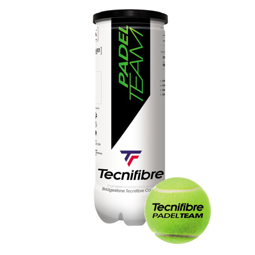 CAIXA DE 3 BOLAS TECNIFIBRE PADEL TEAM