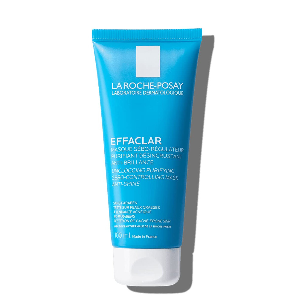 La Roche-Posay Effaclar Clarifying Clay Face Mask for Oily Skin  Unclogs Pores and Controls Shine Without Over-Drying  Packaging May Vary