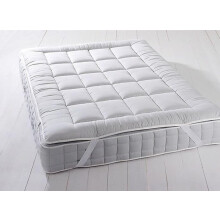 Royal Plush Matras Topper King 2 Inch Hypoallergene Overvolle Dons Alternatieve Ankerbanden Matras Topper