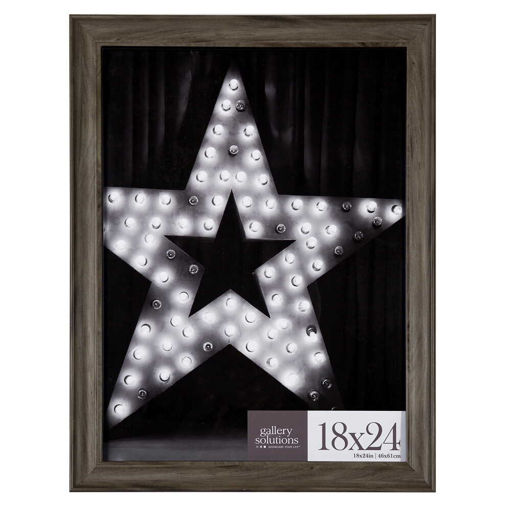 Cadre mural grand format 18x24 cm, gris d   lav   , Gallery Solutions