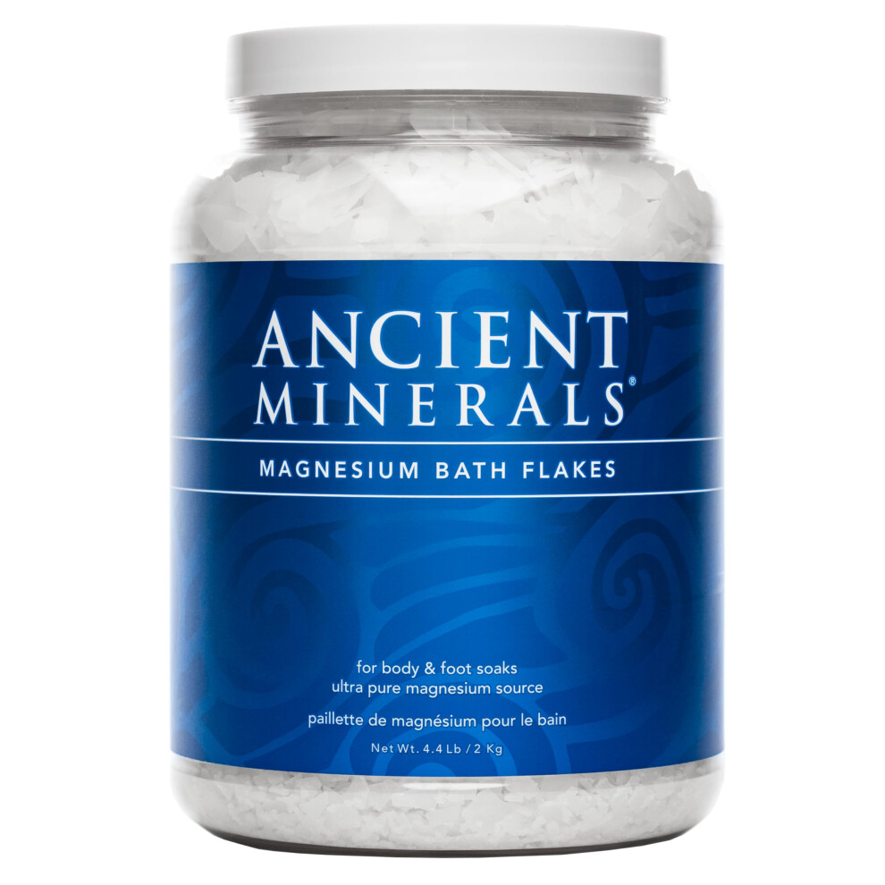 Ancient Minerals Magnesium Bath Flakes - Bathing Alternative to Epsom