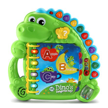 LeapFrog Dino's Delightful Day Alphabet Book Green
