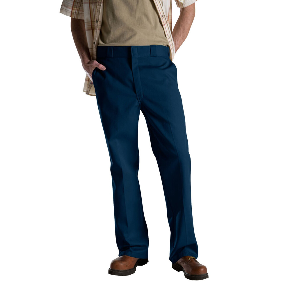 Dickies mens 874 Flex Work Pants  Dark Navy  42W x 30L US